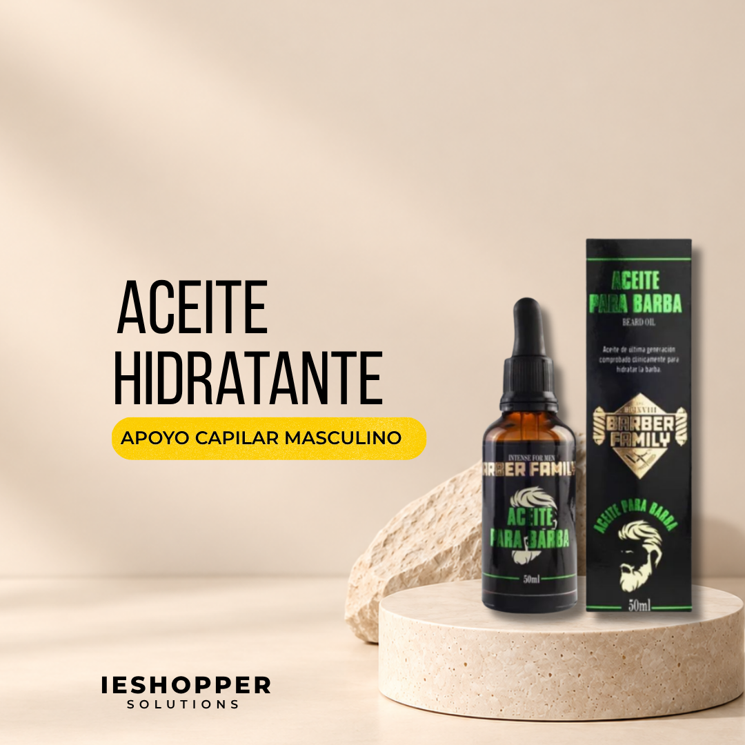 Aceite Hidratante Barber Family para Barba