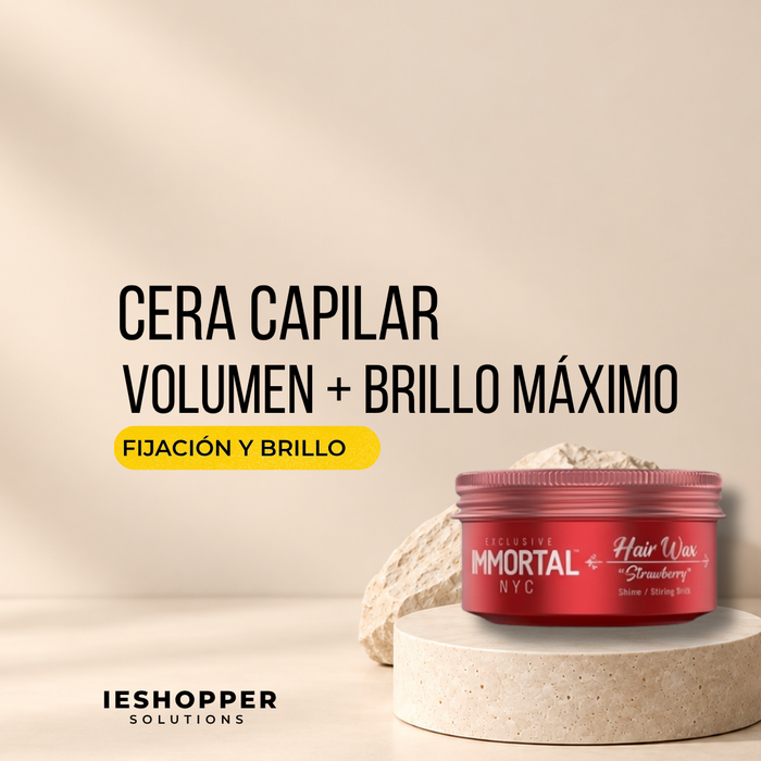 Cera Strawberry Immortal | Volumen y Brillo