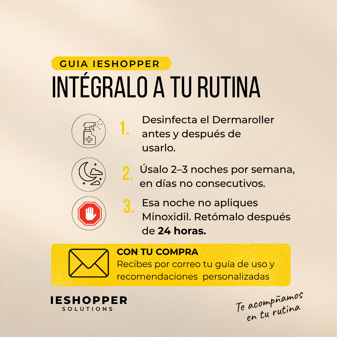 Dermaroller 0.5 mm para Cabello y Barba