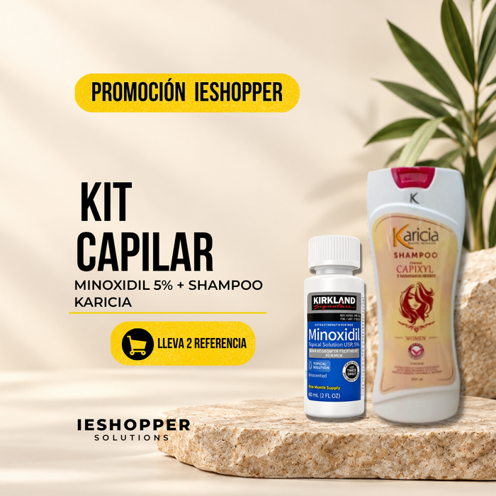 Kit Capilar Kirkland + Champú Karicia Mujer | 1 Mes