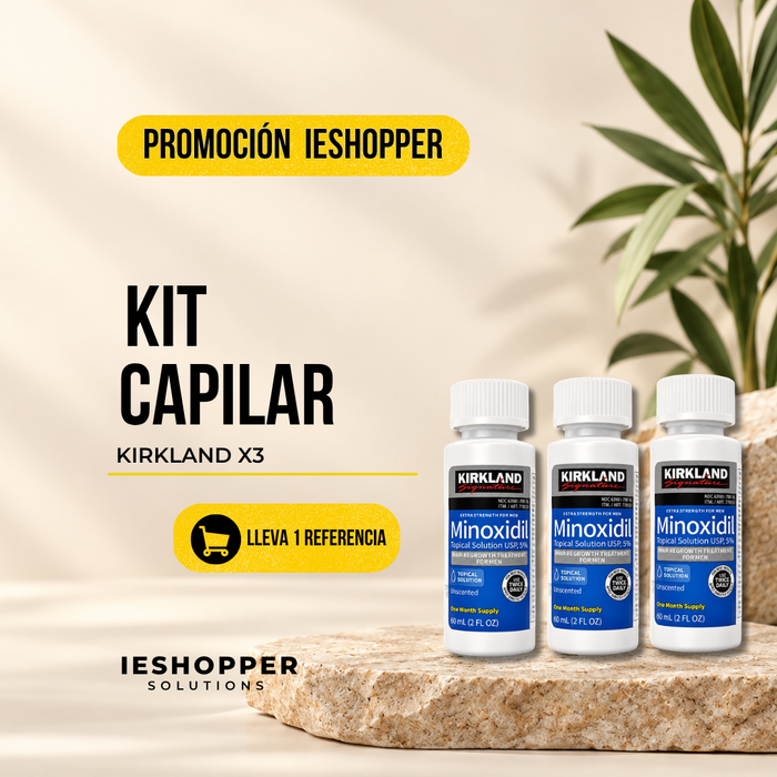 Kit Capilar Kirkland x3 | 3 Meses