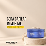 Pomada Fiber Cream Immortal | Textura y Fijación Flexible