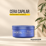 Pomada Fiber Cream Immortal | Textura y Fijación Flexible