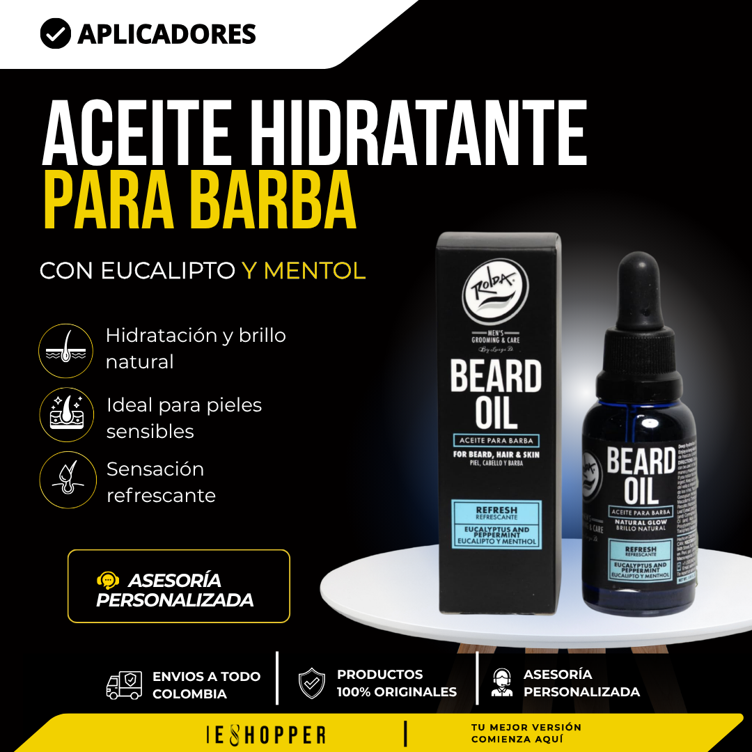 Aceite para Barba Hidratante | Suavidad y Brillo Natural