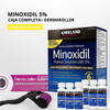 Minoxidil Kirkland 5% Caja Completa x6 + Dermaroller Original | Crecimiento de Cabello Colombia