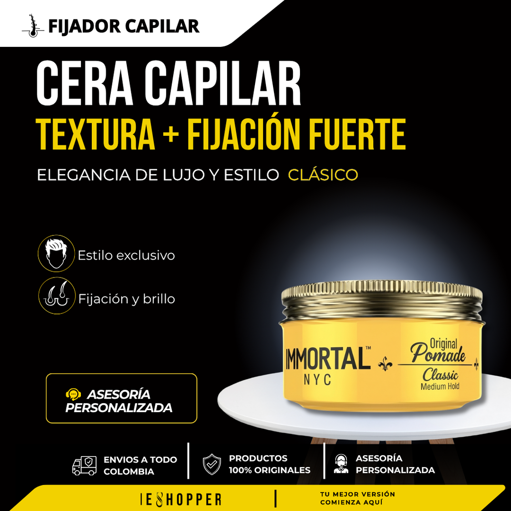 Pomada Capilar The Creed Immortal – Fijación Fuerte y Textura