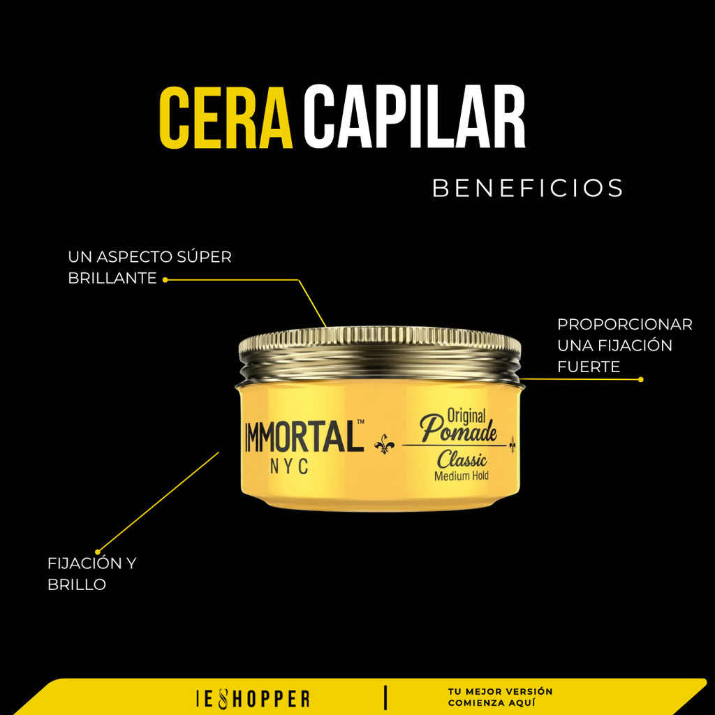 Pomada Capilar The Creed Immortal – Fijación Fuerte y Textura