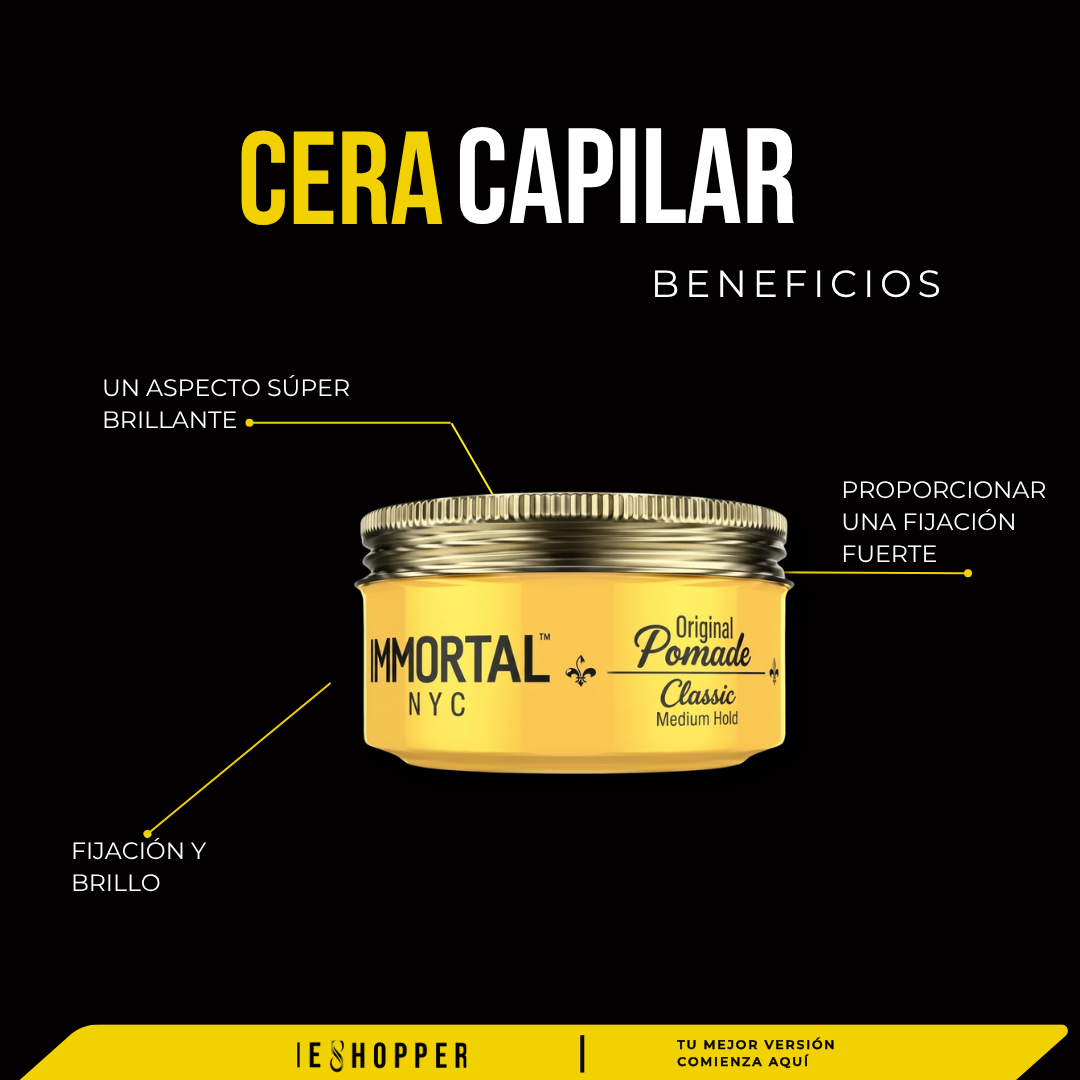 Pomada Capilar The Creed Immortal – Fijación Fuerte y Textura