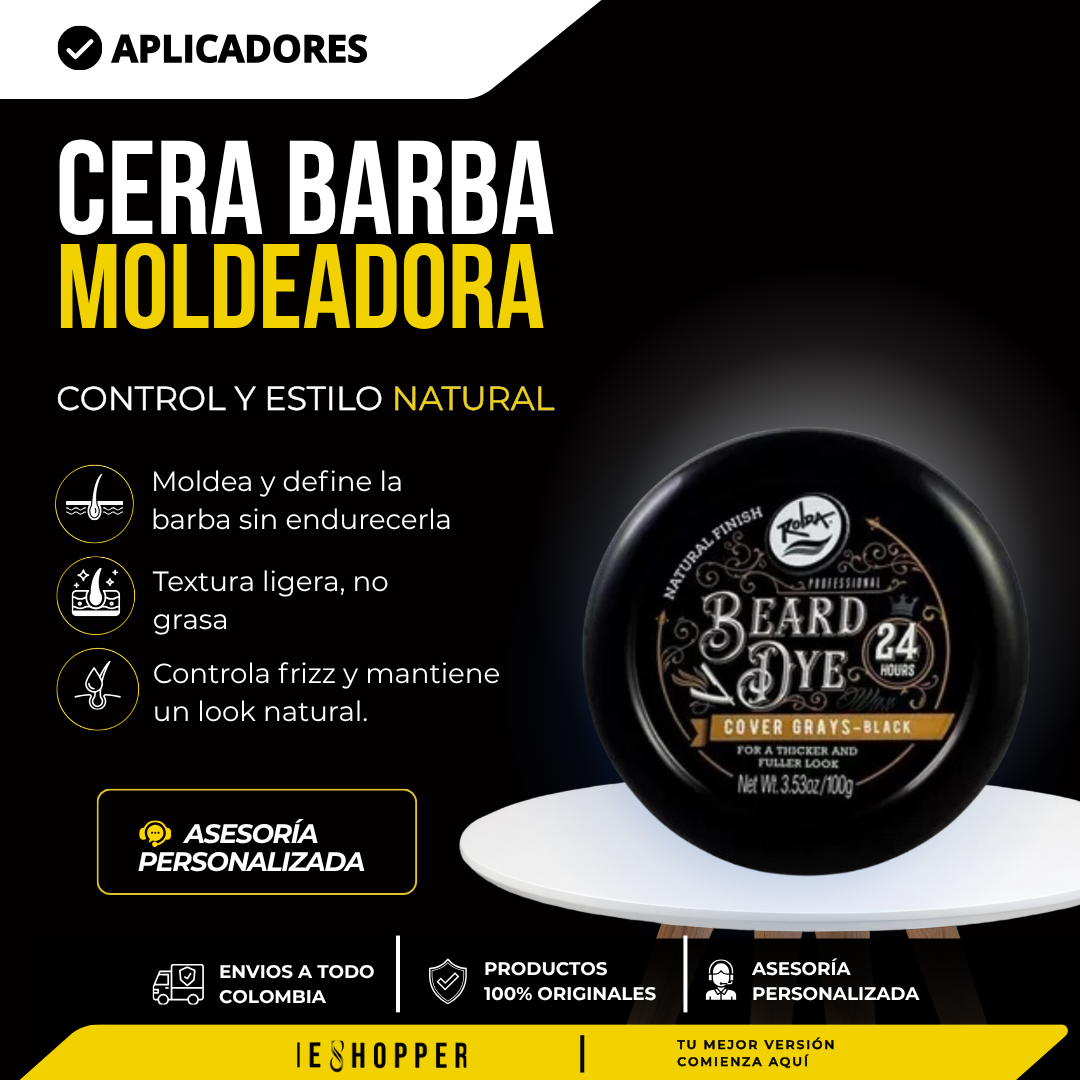 Cera Moldeadora para Barba | Control y Definición Natural