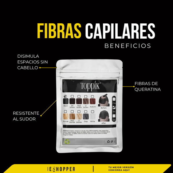 Fibras Capilares 50 g para Cubrir Entradas al Instante