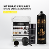 Kit Fibras Capilares Negro + Spray Fijador + Aplicador | Efecto Cabello Abundante Colombia