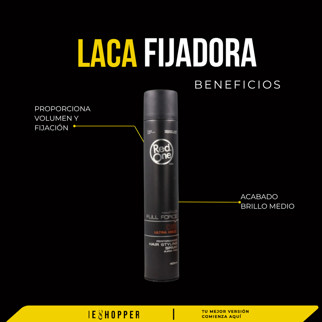 Laca Fijadora Ultra Hold RedOne 400 ml – Fijación y Control