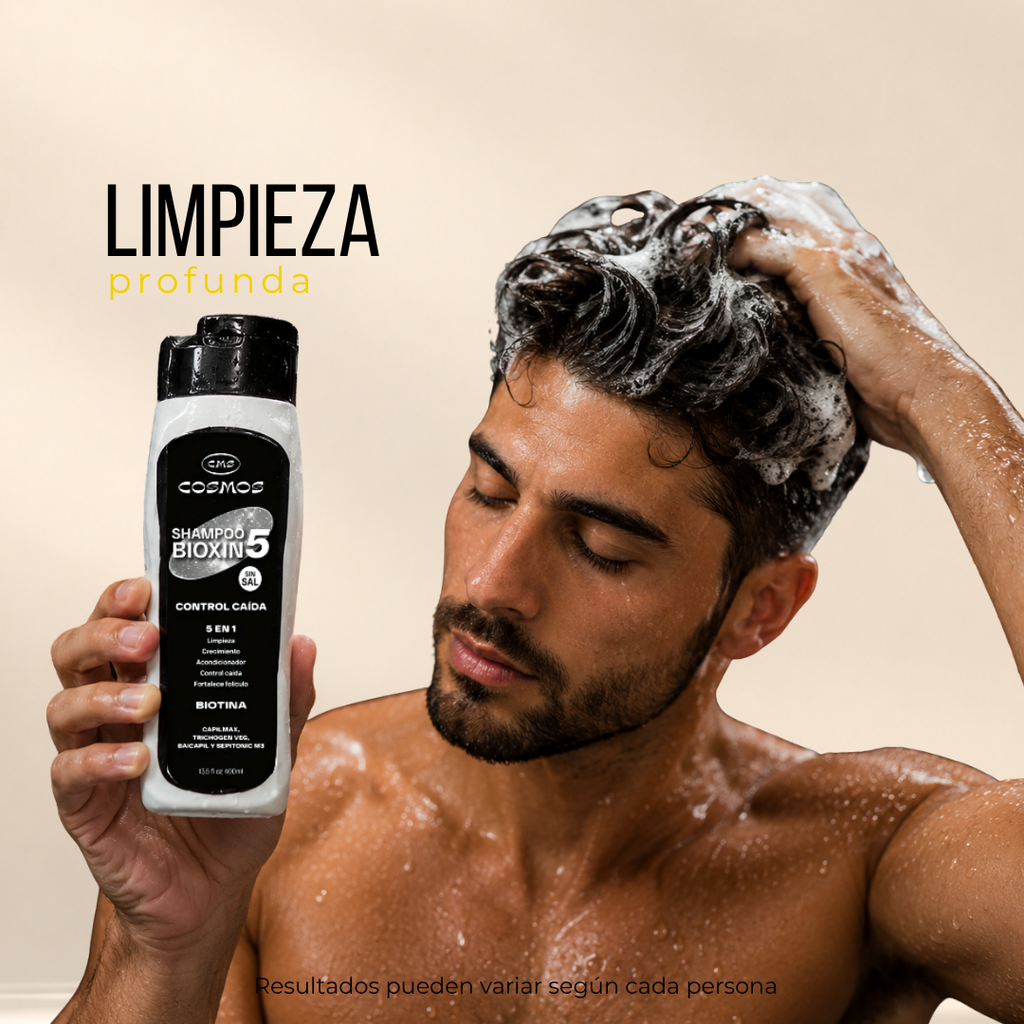 Shampoo Cosmos Bioxin 5 con Biotina | Engrosador