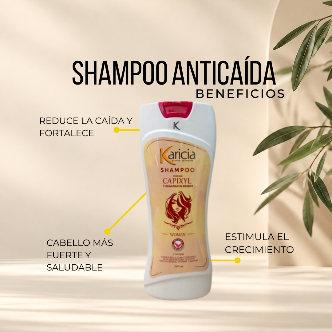 Shampoo Karicia Mujer con Capixyl y Biotina