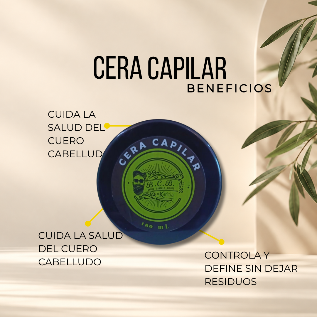 Cera Capilar Karicia Libre de Sal | Fijación Suave