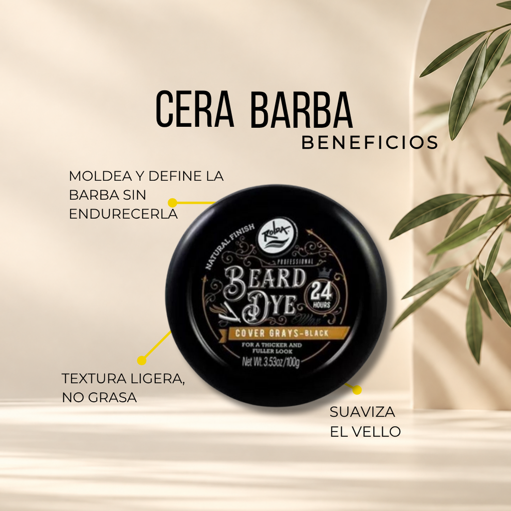Cera Moldeadora Rolda para Barba | Control Natural