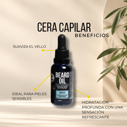 Aceite para Barba Rolda | Eucalipto y Mentol