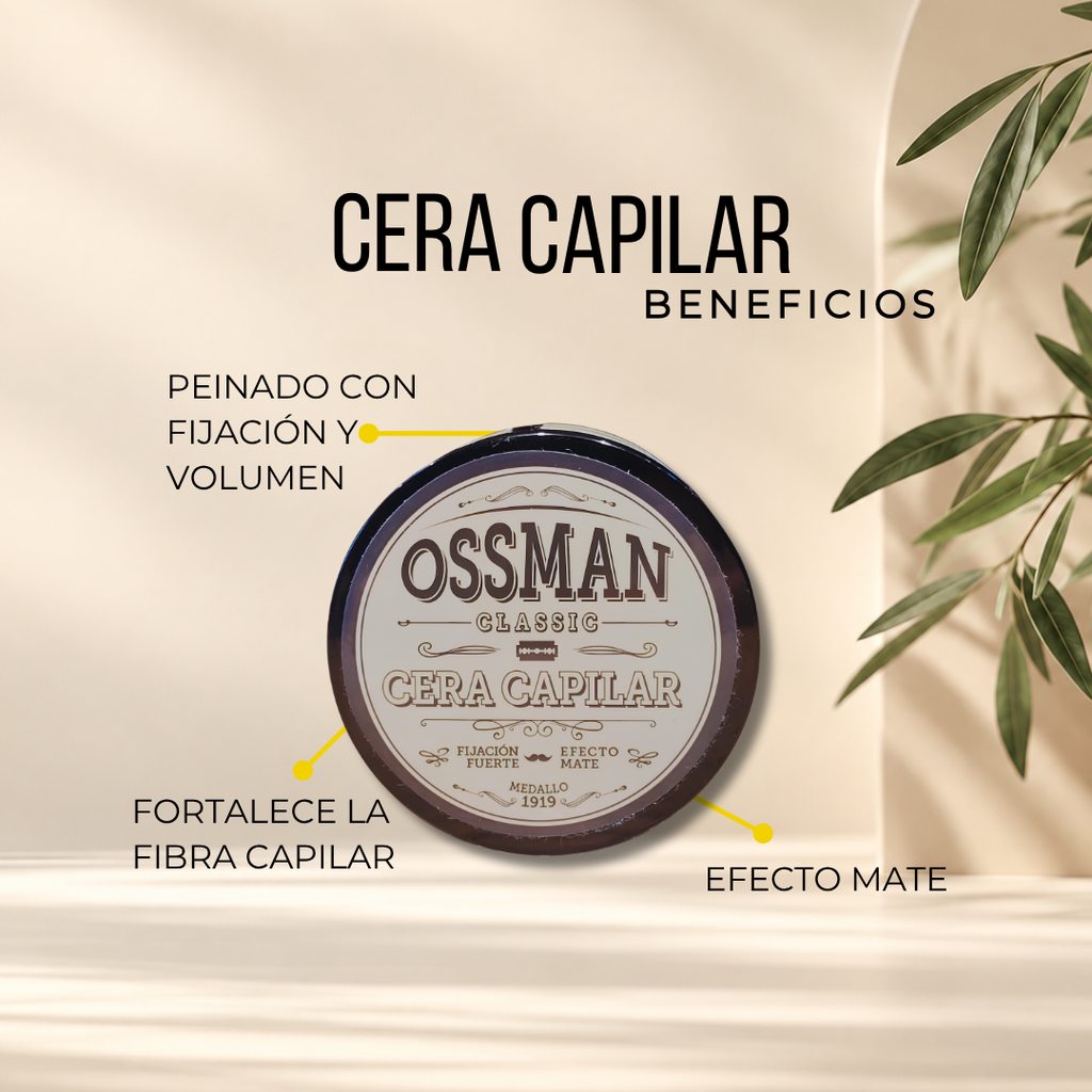 Cera Ossman Mate | Fijación y Acabado Natural