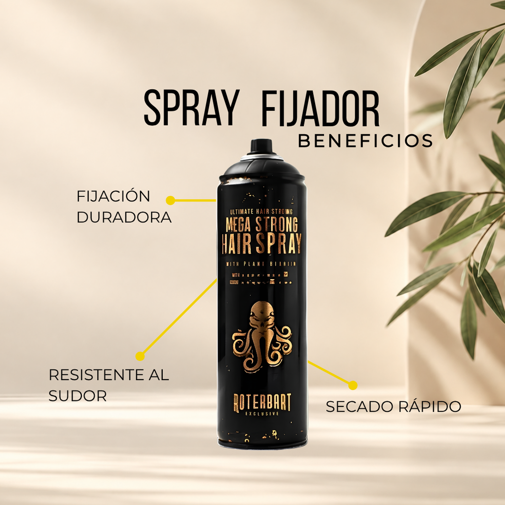 Spray Fijador Roterbart para Fibras Capilares