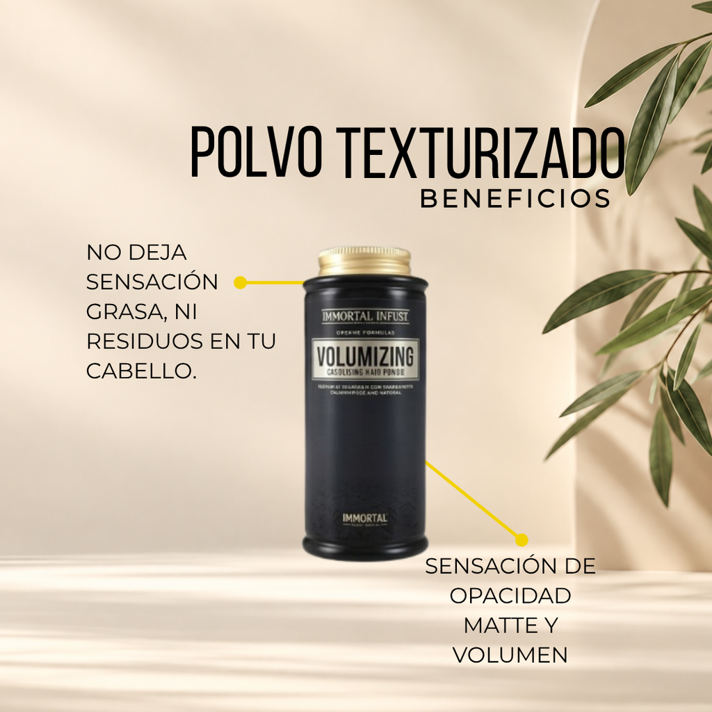 Polvo Volumizing Immortal | Volumen desde la Raíz