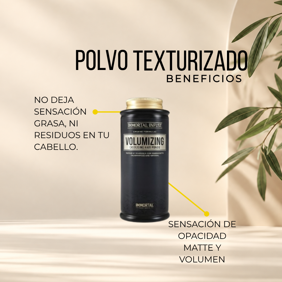 Polvo Volumizing Immortal | Volumen desde la Raíz