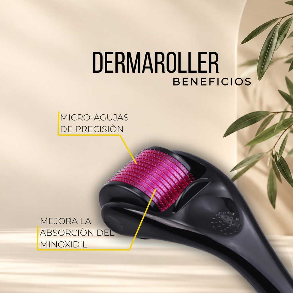 Minoxidil Kirkland x6 + Dermaroller 0.5 mm | 6 Meses