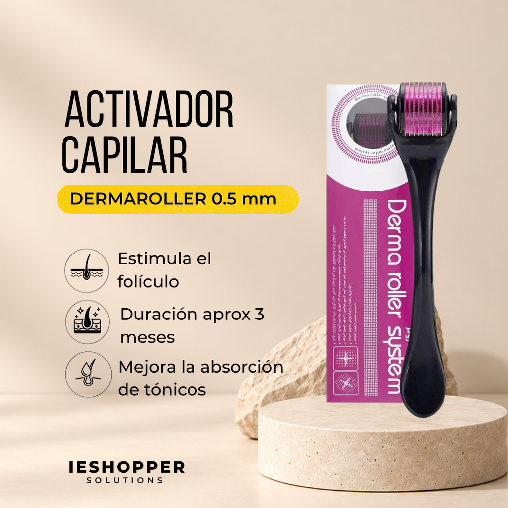 Dermaroller 0.5 mm para Cabello y Barba
