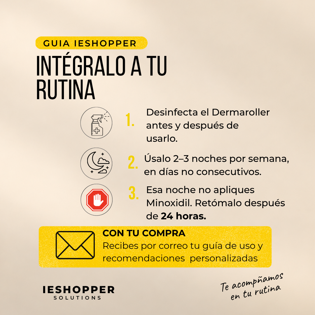 Dermaroller 0.5 mm para Cabello y Barba