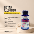 Biotina GNV 10.000 mcg x100 Cápsulas