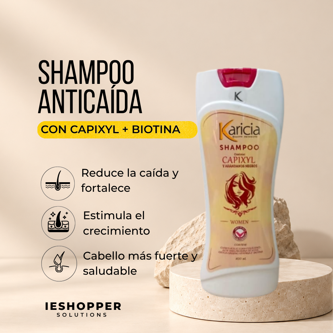 Shampoo Karicia Mujer con Capixyl y Biotina