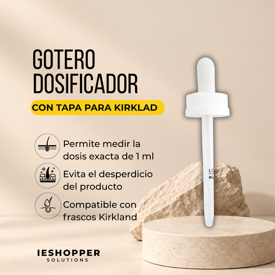 Gotero Original Kirkland de 1 ml con Tapa