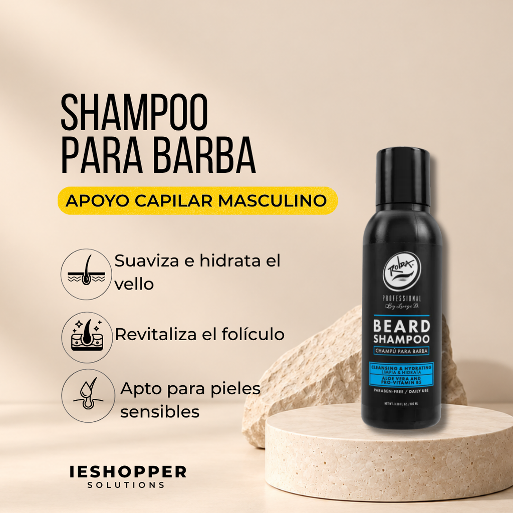 Shampoo Rolda para Barba | Limpieza e Hidratación