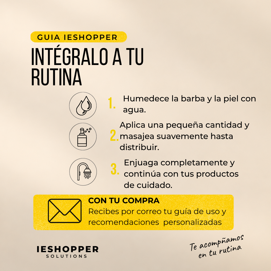 Shampoo Rolda para Barba | Limpieza e Hidratación
