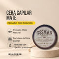 Cera Ossman Mate | Fijación y Acabado Natural