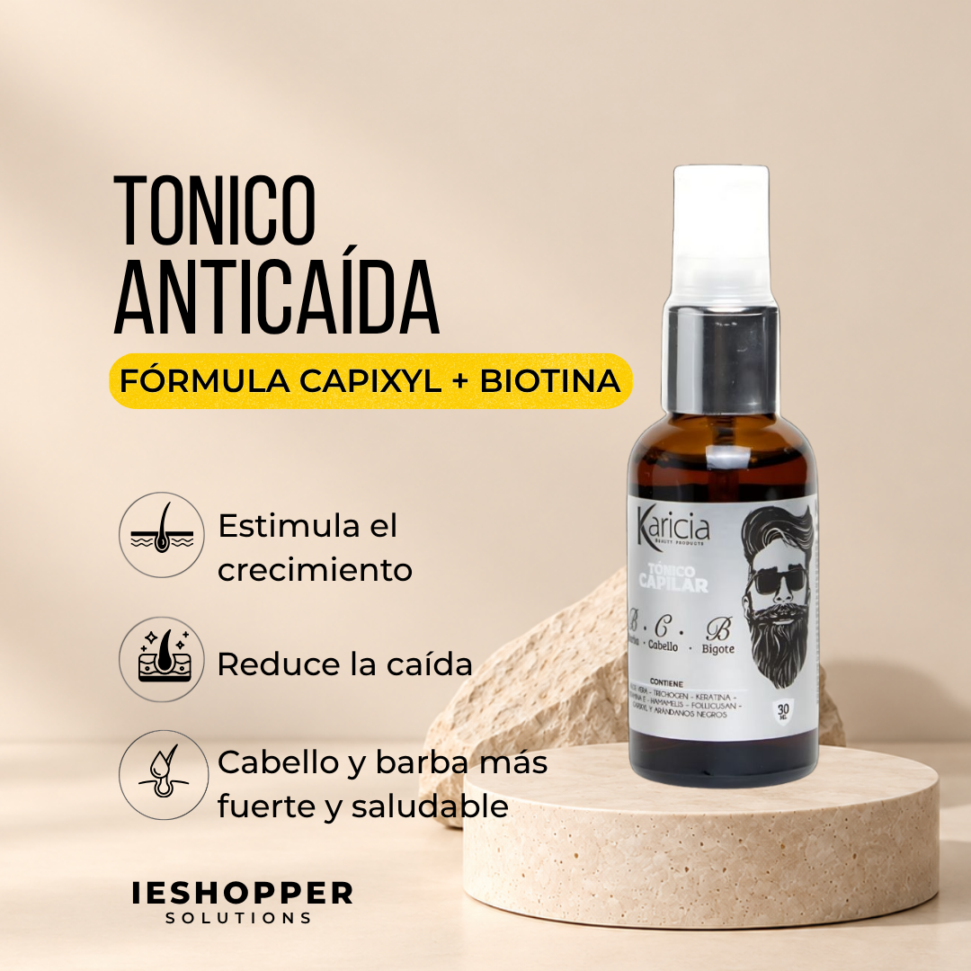 Tónico Karicia Hombre con Capixyl y Biotina