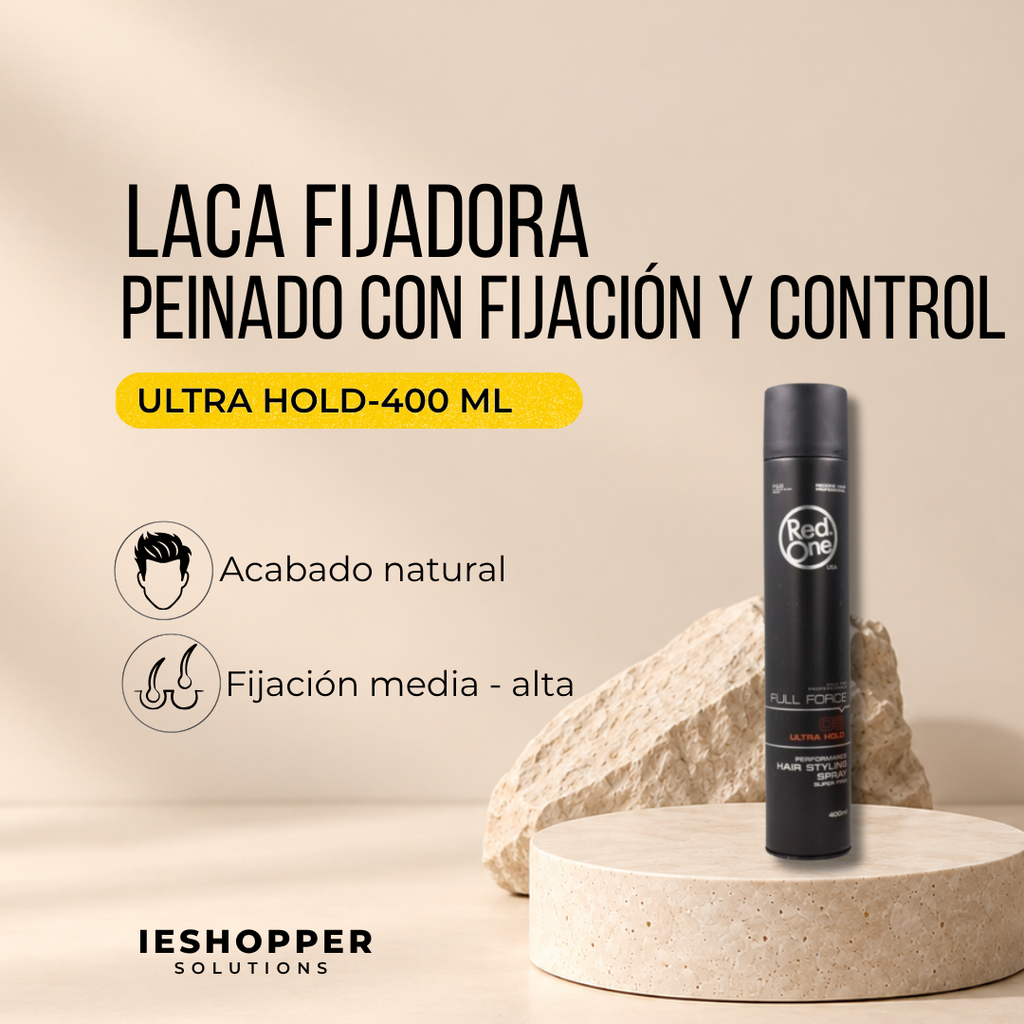 Laca RedOne Ultra Hold 400 ml | Fijación Fuerte