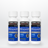 Minoxidil Kirkland 5% Pack x3 Original Colombia | Crecimiento de Barba y Cabello