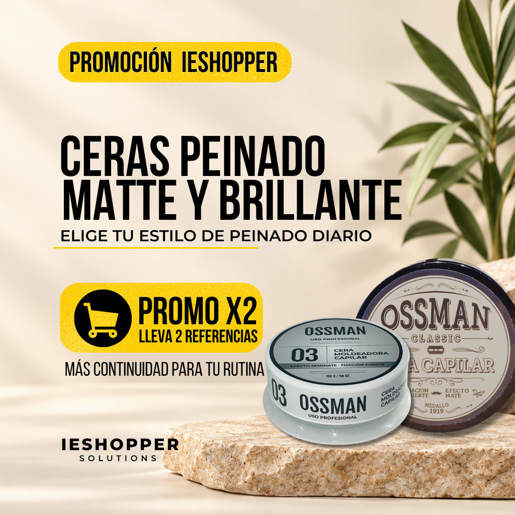Promo x2 Ceras Peinado Matte y Brillante | IESHOPPER