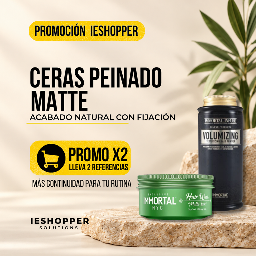 Promo x2 Ceras para Peinado Matte | IESHOPPER