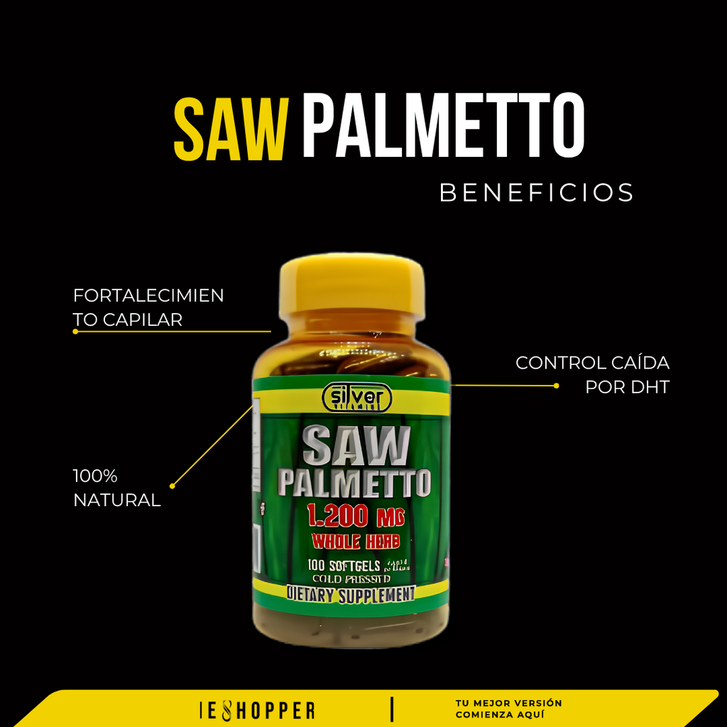 Saw Palmetto Original para Fortalecer el Cabello Masculino