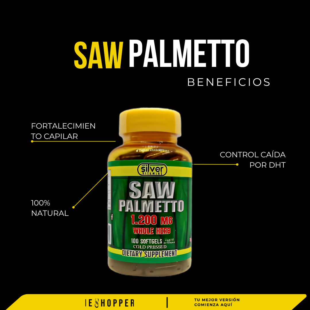 Saw Palmetto Original para Fortalecer el Cabello Masculino