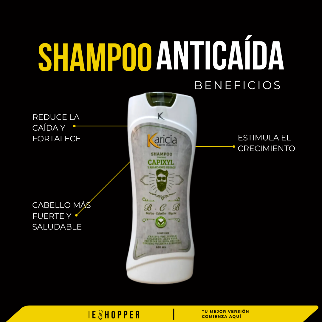 Promo X2 Shampoo Anticaída con Biotina | Mayor Volumen y Fortalecimiento