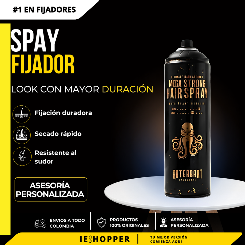 Spray Fijador para Fibras Capilares | Mayor Duración y Resistencia