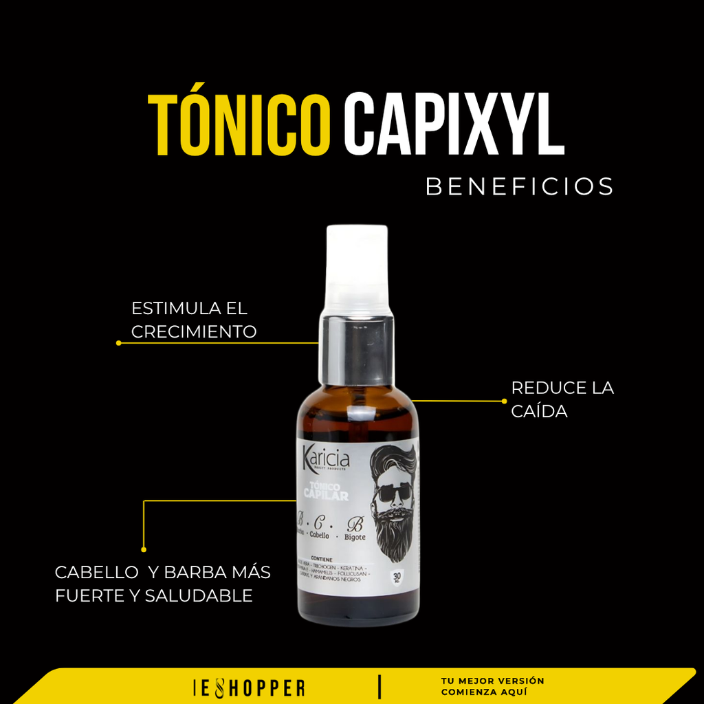 Tónico Anticaída Capixyl y Biotina para Cabello y Barba