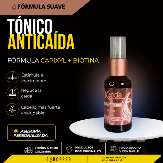 Tónico Capixyl y Biotina para Cabello y Cejas Mujer