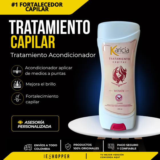 Tratamiento Capilar Karicia Mujer Anticaída Acondicionador